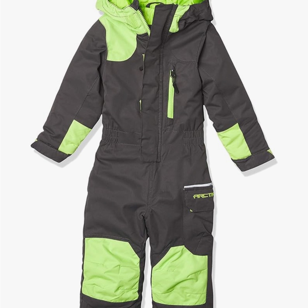 Arctix Youth Snowsuit in Black and Lime (Kids/Boys/Unisex)